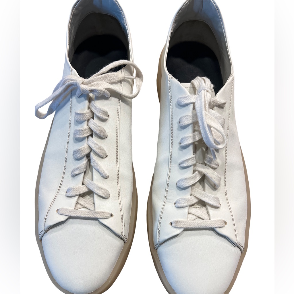 Fear Of God Essentials White Leather Men's Low Cut Sneakers